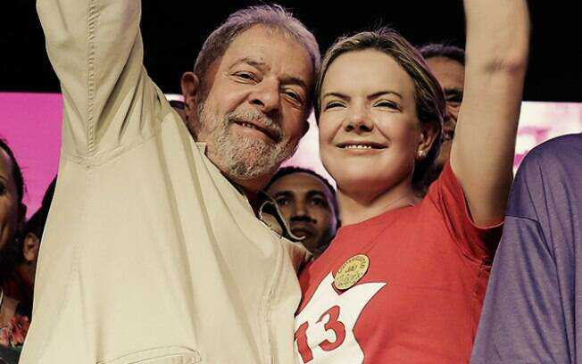 Gleisi e Lula