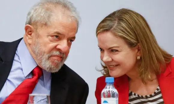 Gleisi e Lula