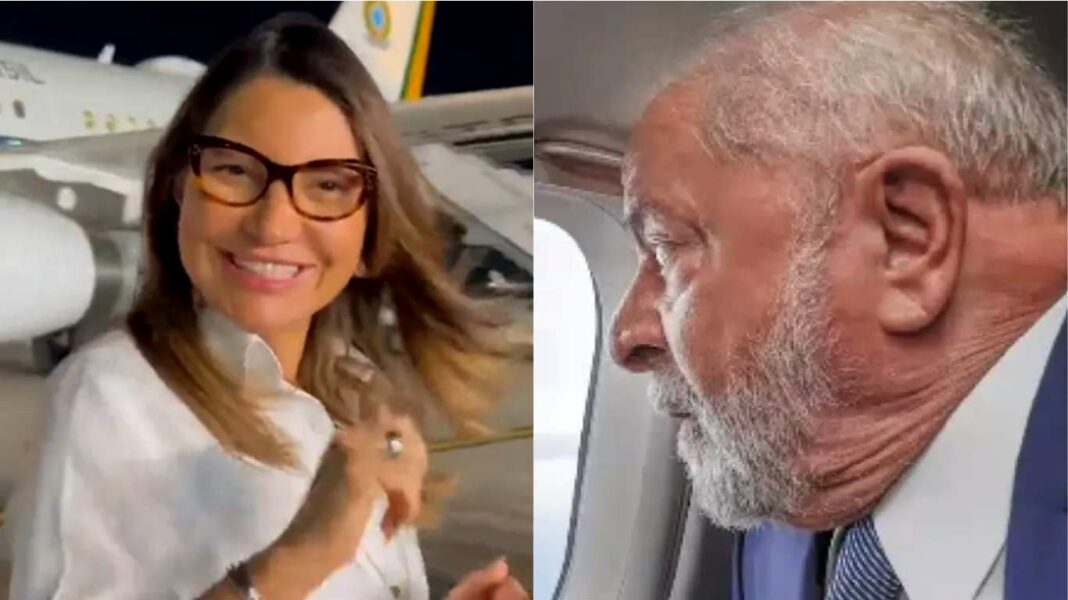Janja sai e Lula chega