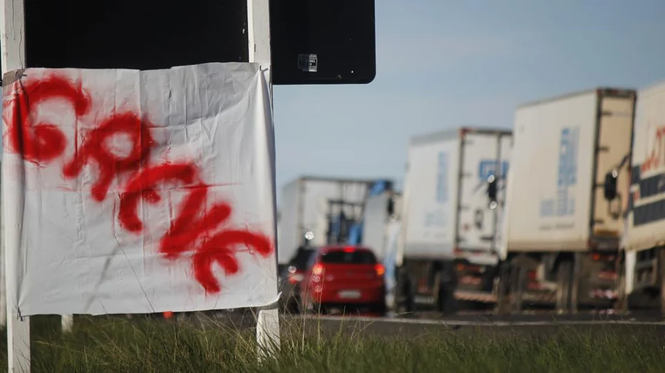 Greve dos caminhoneiros